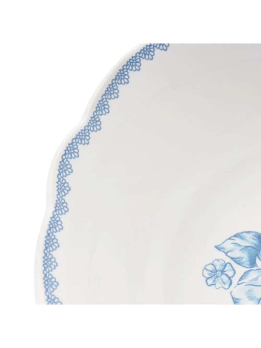 The Pioneer Woman Home Blue Floral Design Agatha Stoneware Cereal Round Bowl